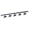 Prime 5-Spotskena GU10 Svart-Lampconcept.se