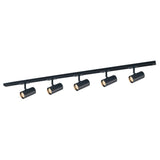 Prime 5-Spotskena GU10 Svart-Lampconcept.se