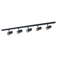 Prime 5-Spotskena GU10 Svart-Lampconcept.se
