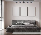 Prime 5-Spotskena GU10 Svart-Lampconcept.se