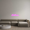 Custom Neon: Ballerina-Lampconcept.se