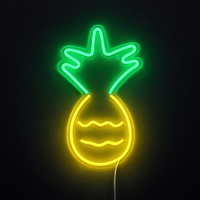 Ananas Neon Vägglampa