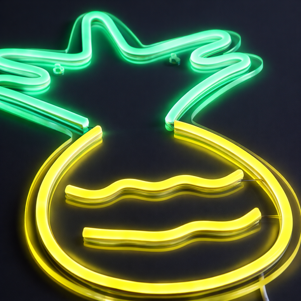 Ananas Neon Vägglampa