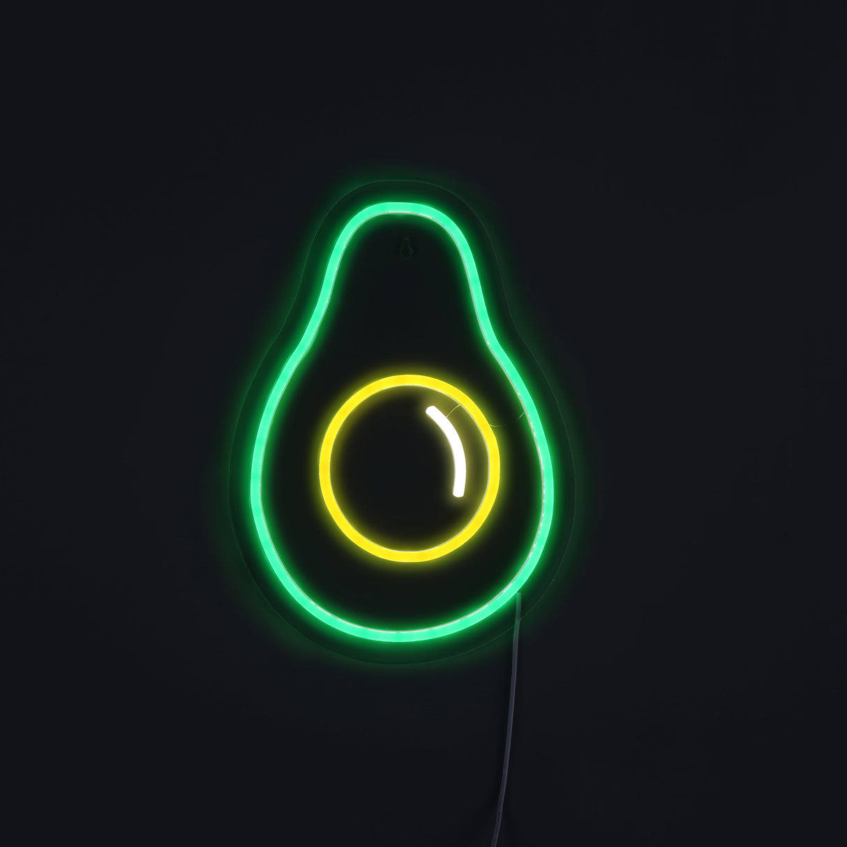 Avocado Neon Vägglampa-Lampconcept.se