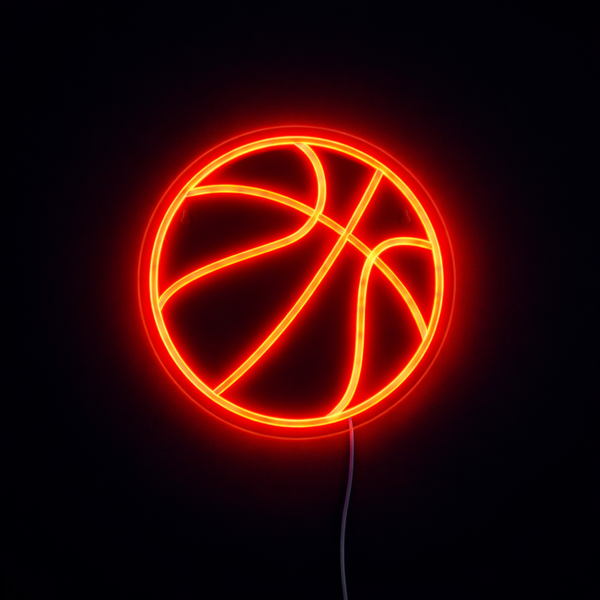 Basketball Neon Vägglampa