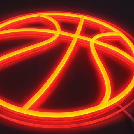 Basketball Neon Vägglampa-Lampconcept.se