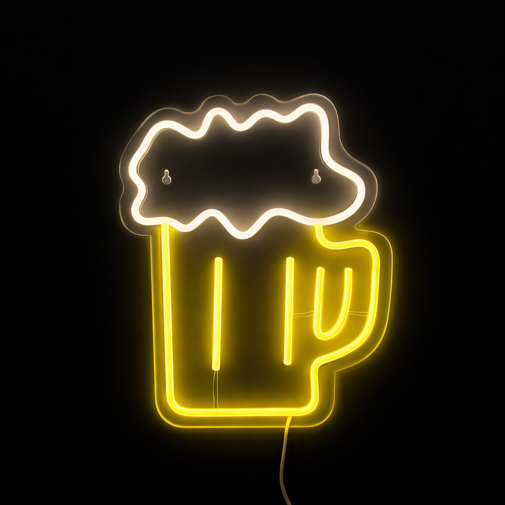 Beer Neon Vägglampa