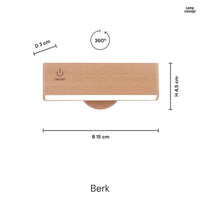 Berk Trådlös Vägglampa Ljus-Lampconcept.se