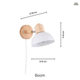 Boom Vägglampa Grön-Lampconcept.se