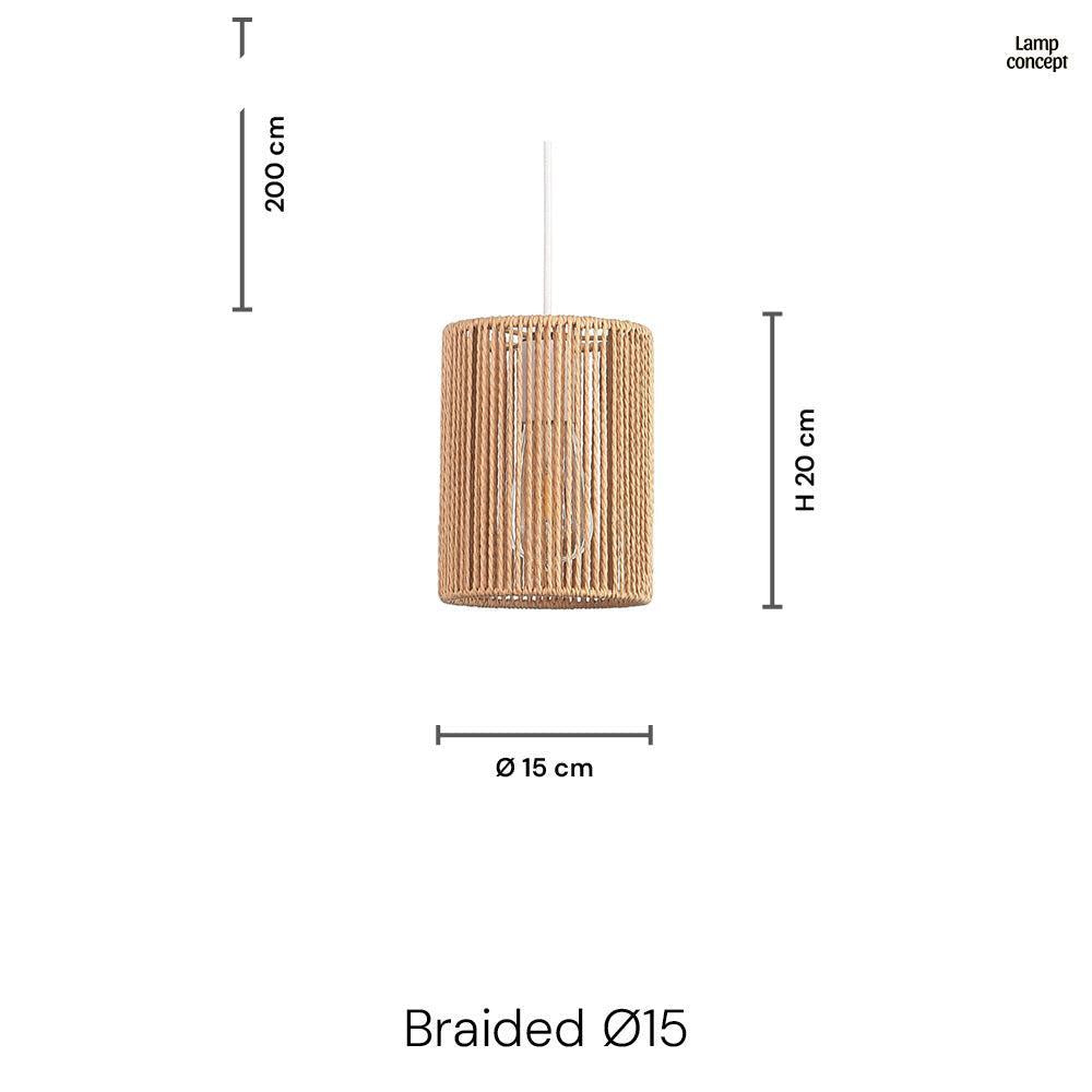 Braided Taklampa Ø15