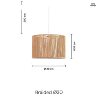 Braided Taklampa Ø30