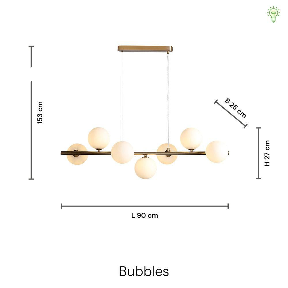 Bubbles Långbordstaklampa 90cm
