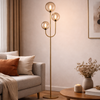 Bubbles Golvlampa Amber-Lampconcept.se