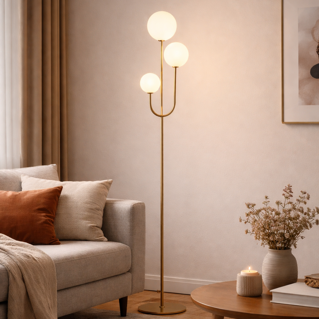Bubbles Golvlampa Opal-Lampconcept.se
