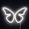 Butterfly Neonskylt Varm Vit