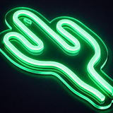 Cactus Mini Neon Vägglampa