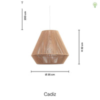 Cadiz Taklampa Ø35