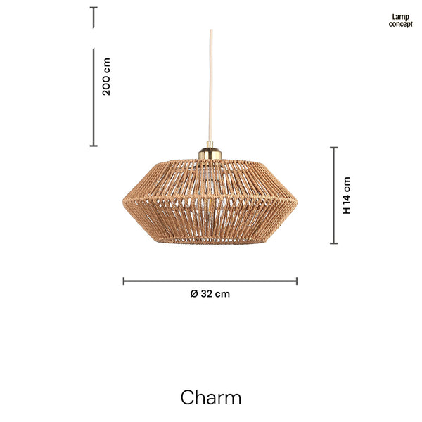 Charm Taklampa Ø32