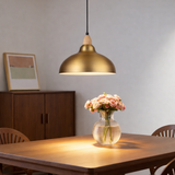 Oak Taklampa Ø35 Borstad Mässing-Lampconcept.se