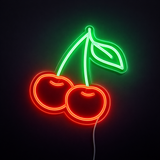 Cherry Neon Vägglampa