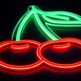 Cherry Neon Vägglampa