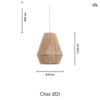 Chez Taklampa Ø21 Jute