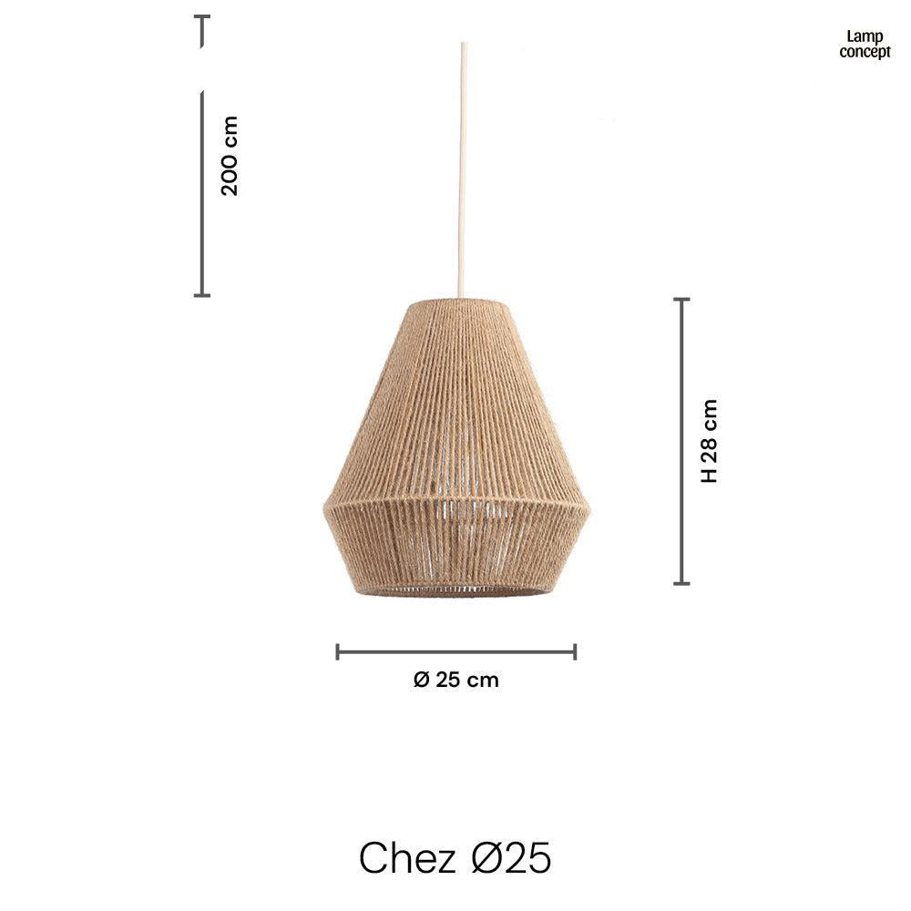Chez Taklampa Ø25 Jute