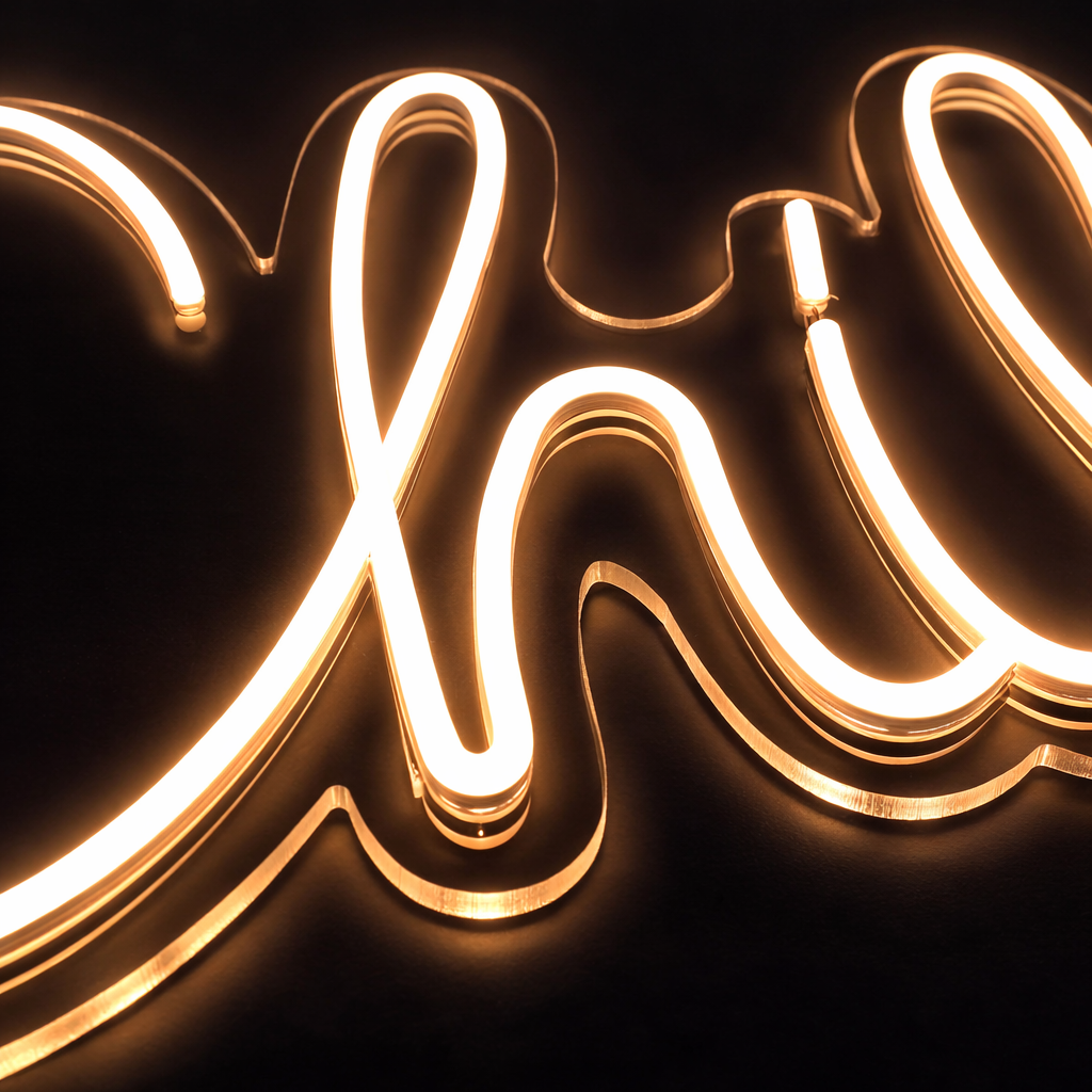 Chill Neon Vägglampa