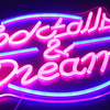 Cocktails and Dreams Neon vägglampa