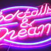 Cocktails and Dreams Neon vägglampa-Lampconcept.se
