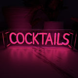 Cocktails LED Neon Box Bordlampa-Lampconcept.se