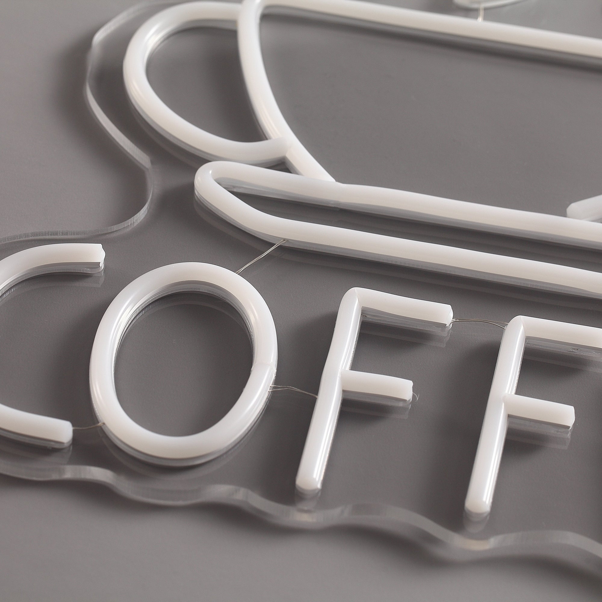 Coffee Neon Vägglampa-Lampconcept.se