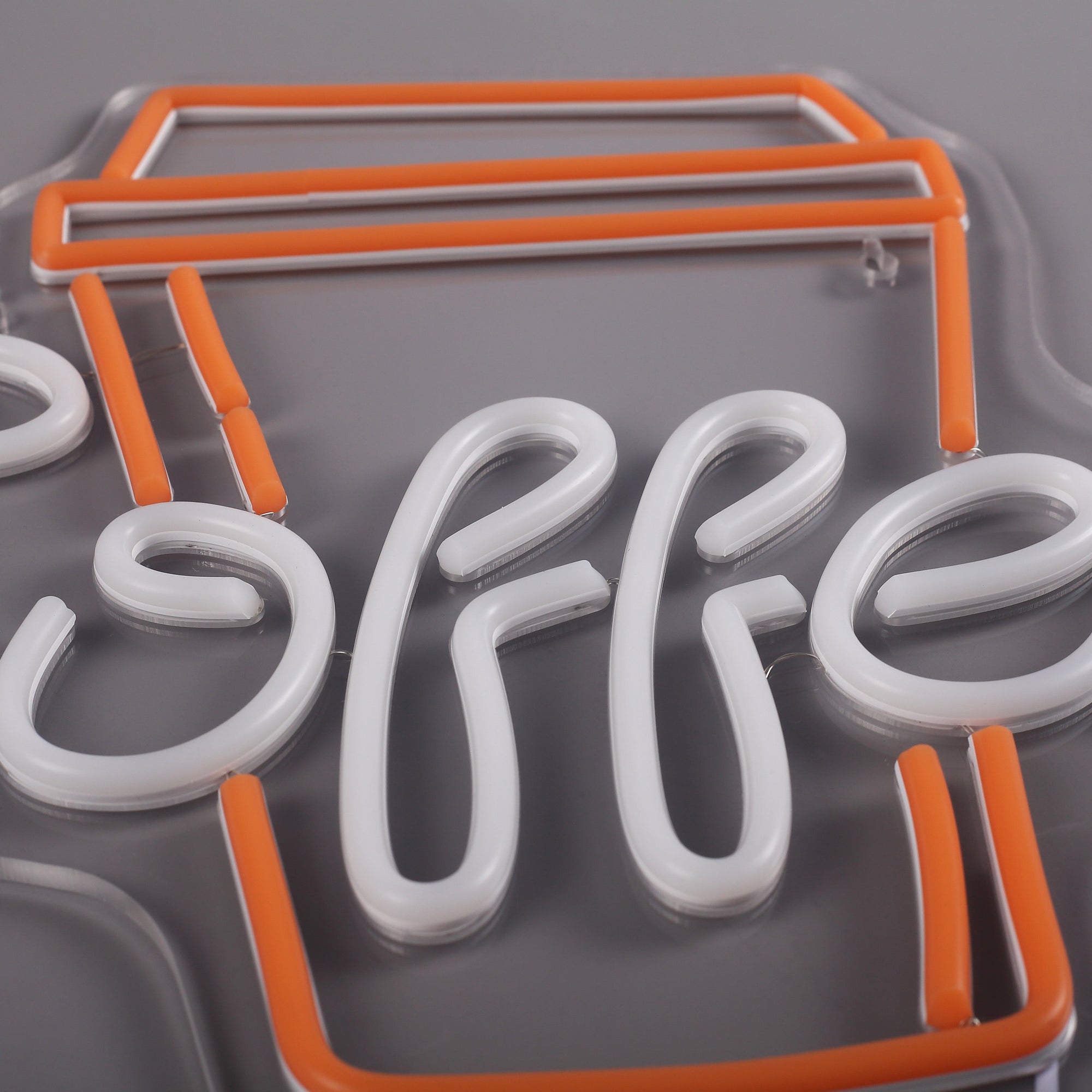 Coffee Cup Neon Vägglampa-Lampconcept.se