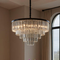 Santorini Ljuskrona Ø80 Smoke-Lampconcept.se