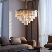 Santorini Ljuskrona Ø80 Amber-Lampconcept.se