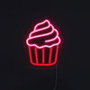 Cupcake Neon Vägglampa
