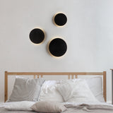 Lori Vägglampa Ø40 Svart Trä-Lampconcept.se