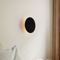 Lori Vägglampa Ø20 Svart Trä-Lampconcept.se