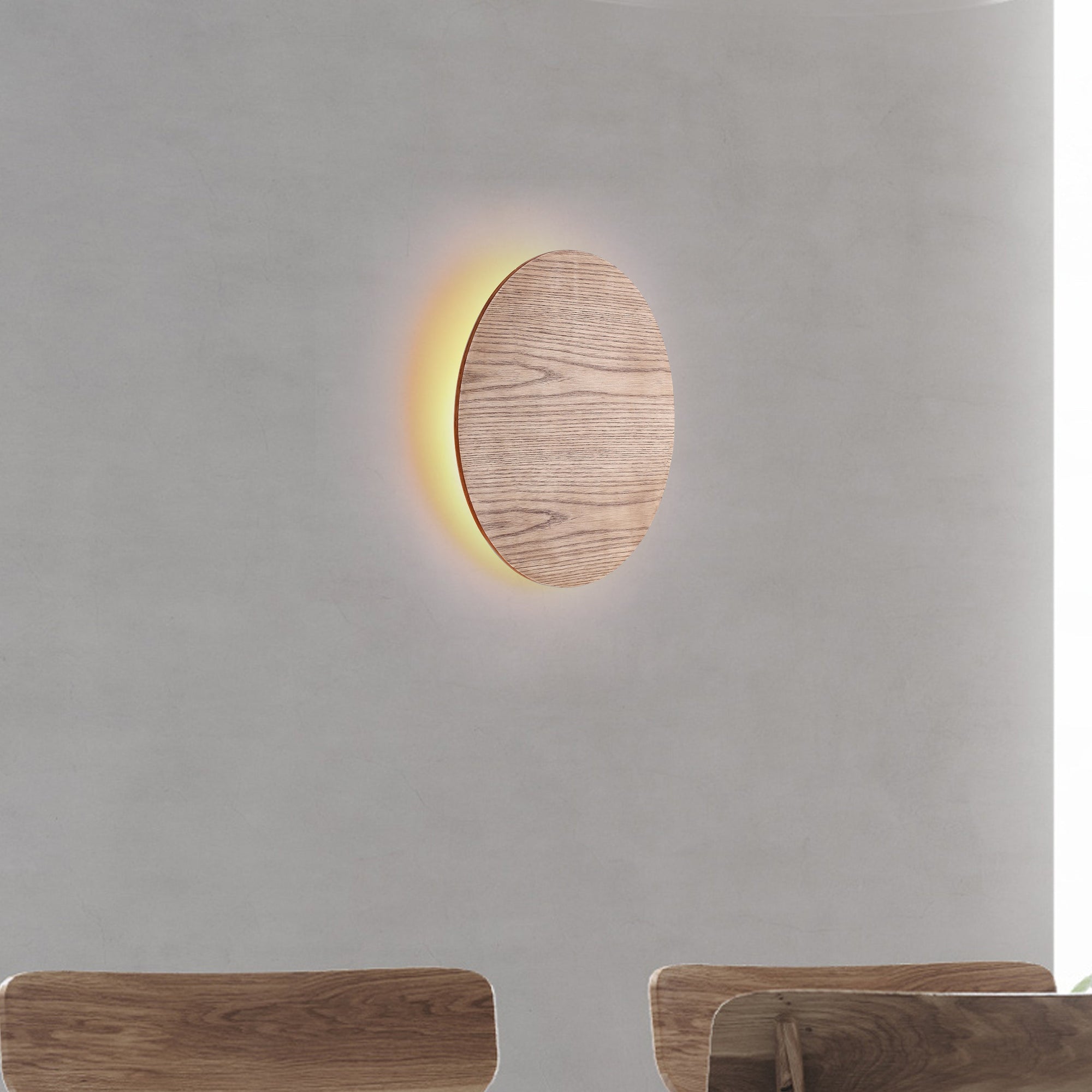 Lori Vägglampa Ø40 Trä-Lampconcept.se
