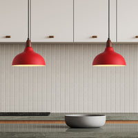Oak Taklampa Ø24 Röd