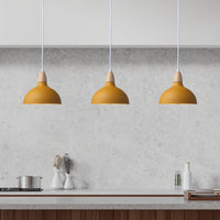 Oak Taklampa Ø19 Ljust Trä