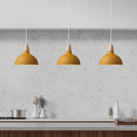 Oak Taklampa Ø19 Ljust Trä