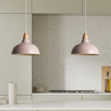 Oak Taklampa Ø24 Glossy Beige Pink-Lampconcept.se