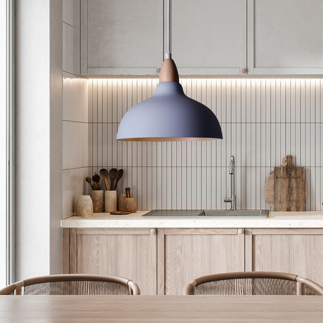Oak Taklampa Ø24 Ljusblå-Lampconcept.se
