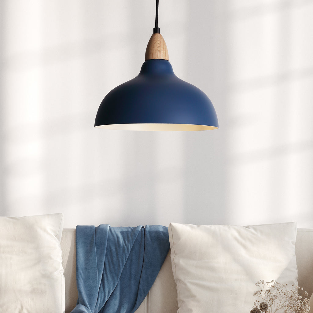 Oak Taklampa Ø24 Blå