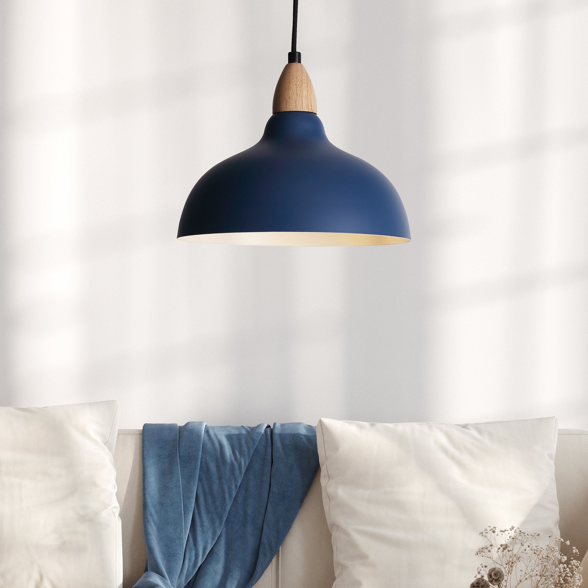 Oak Taklampa Ø24 Blå-Lampconcept.se