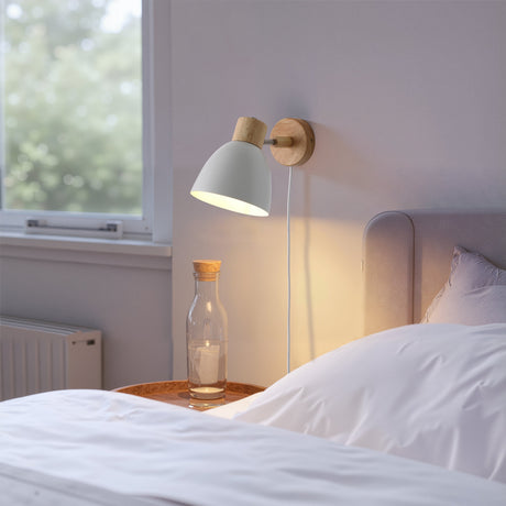 Pino Vägglampa Vit-Lampconcept.se