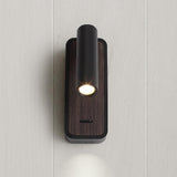 Danta Vägglampa Svart/Trälook-Lampconcept.se