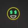 Emoji Dollar Neon Vägglampa-Lampconcept.se