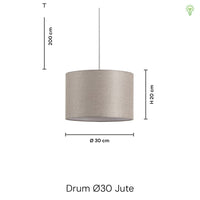 Drum Taklampa Ø30